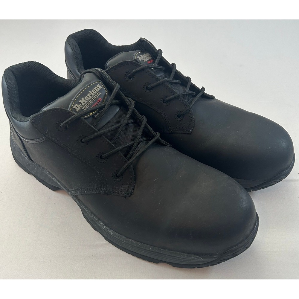 Dr. Martens Industrial Safety Shoes Mens 14 Black Composite Toe Anti-Static USA